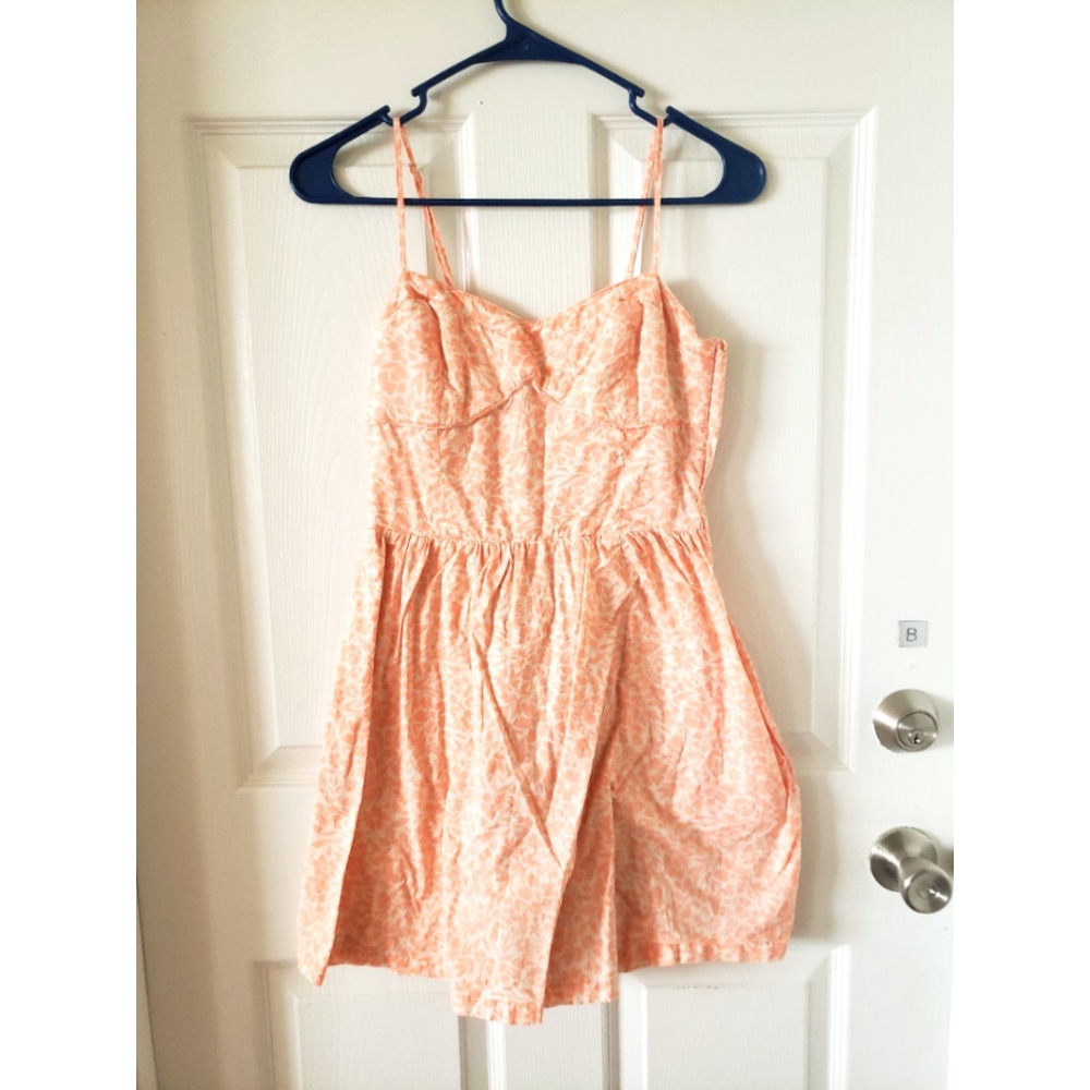 Peachy flower summer/spring dress